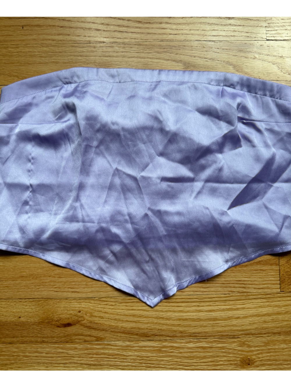Hollister Co. lavender/purple satin bandana tube top